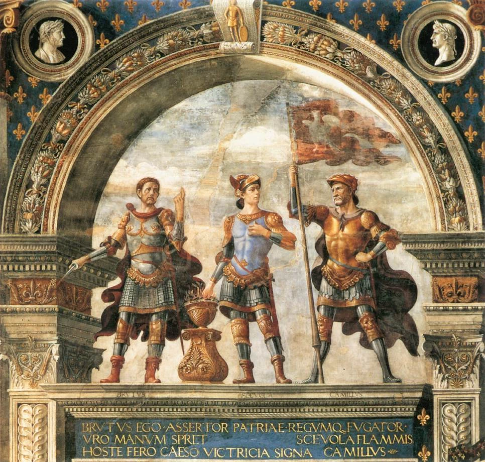 Sala dei Gigli - Palazzo Vecchio, Firenze, dettaglio